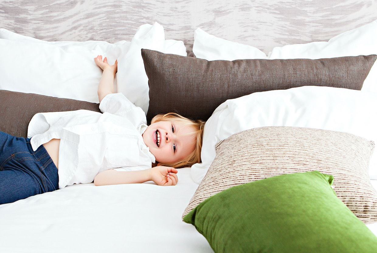 What is important in choosing bedding for a baby?